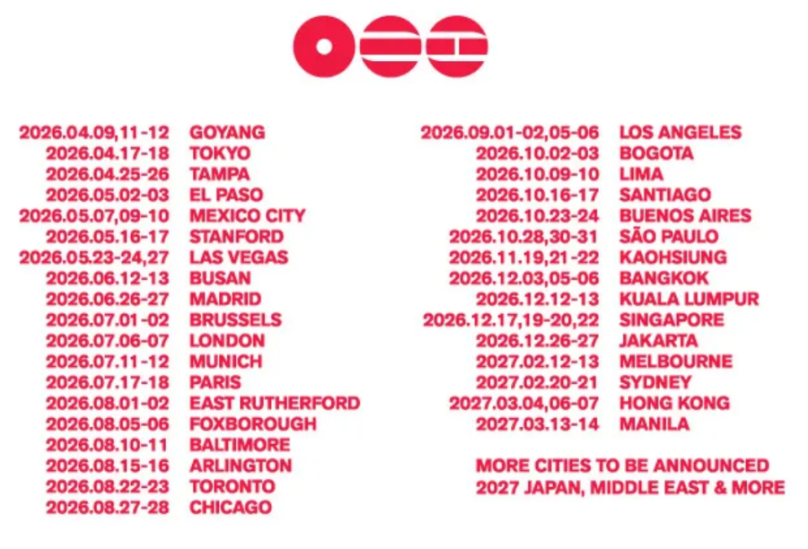 BTS 방탄소년단, 2026 투어 /사진제공=빅히트 뮤직 