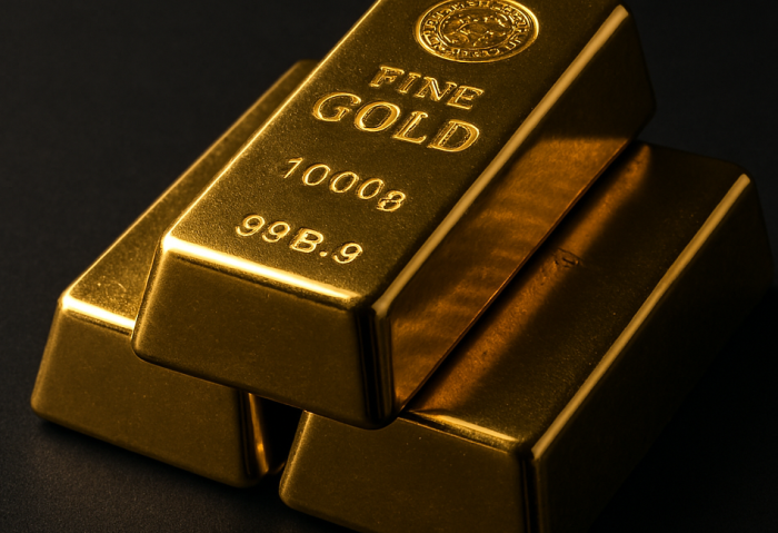 금괴를 잘랐을때 텅스텐이 들어가 있는 장면 / 사진=AI 생성 