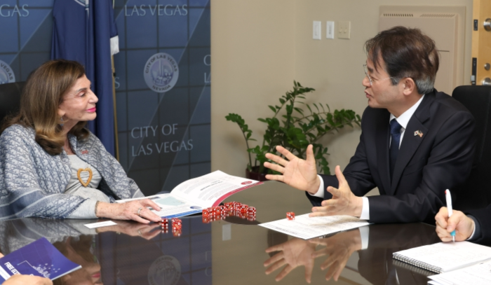 이동환 고양특례시장이 라스베이거스 시와 교류,협력 회담을 진행 / 사진=고양특례시 
