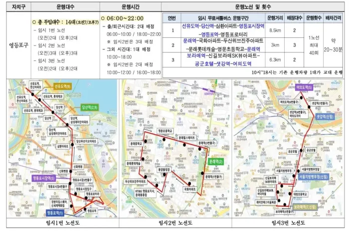 ▲서울 시내버스 파업 …자치구별 무료 셔틀버스 노선도 / 출처=서울시 홈페이지 
